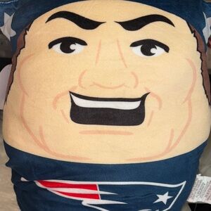 Patriots Plush Pillow - Blue